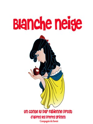 cover image of Blanche neige des frères Grimm
